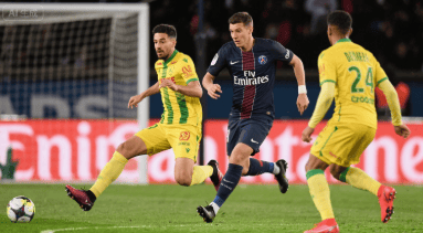 南特连胜结束，主场不敌巴黎圣日耳曼