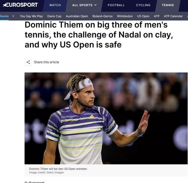 美网碾压法网，蒂姆带队取胜